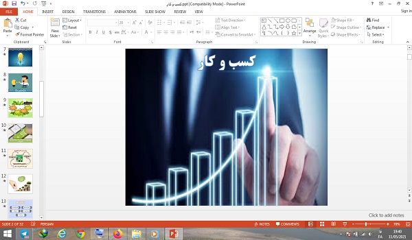 پاورپوینت پودمان کسب و کار درس کار و فناوری پایه هفتم